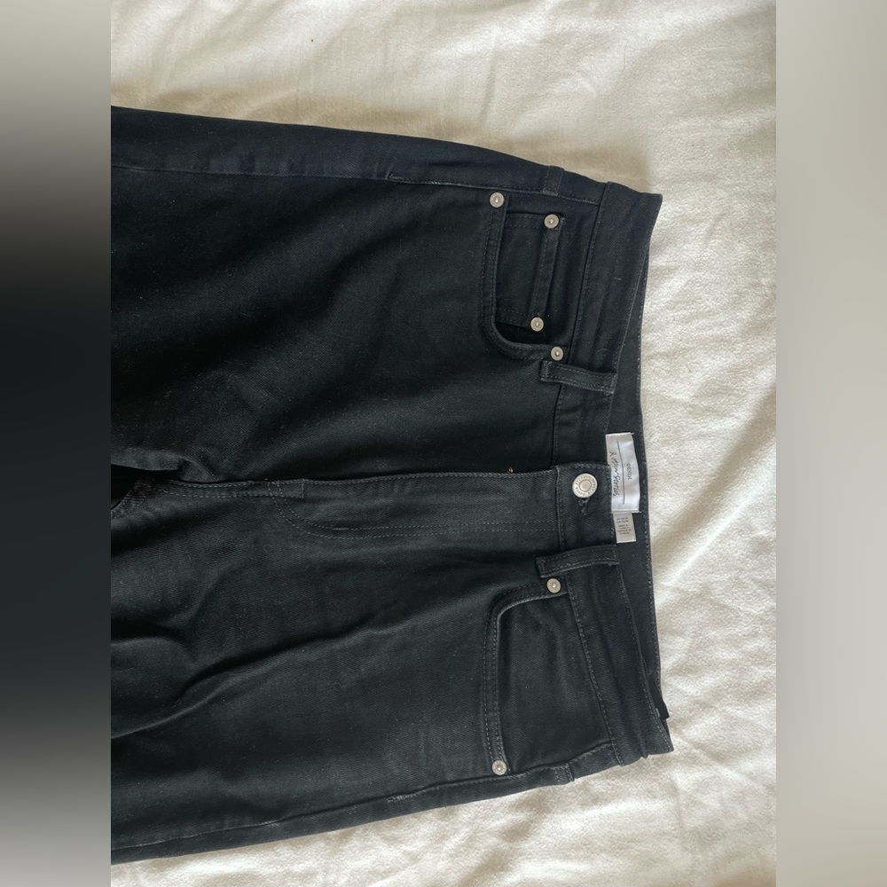 & Other Stories Black Denim Straight Leg